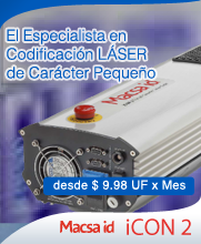 Codificador Lser Pequeo Caracter iCON2 MACSA ID en Chile - LAINK CHILE - LEIBINGER - MACSA ID - BLUHM WEBER